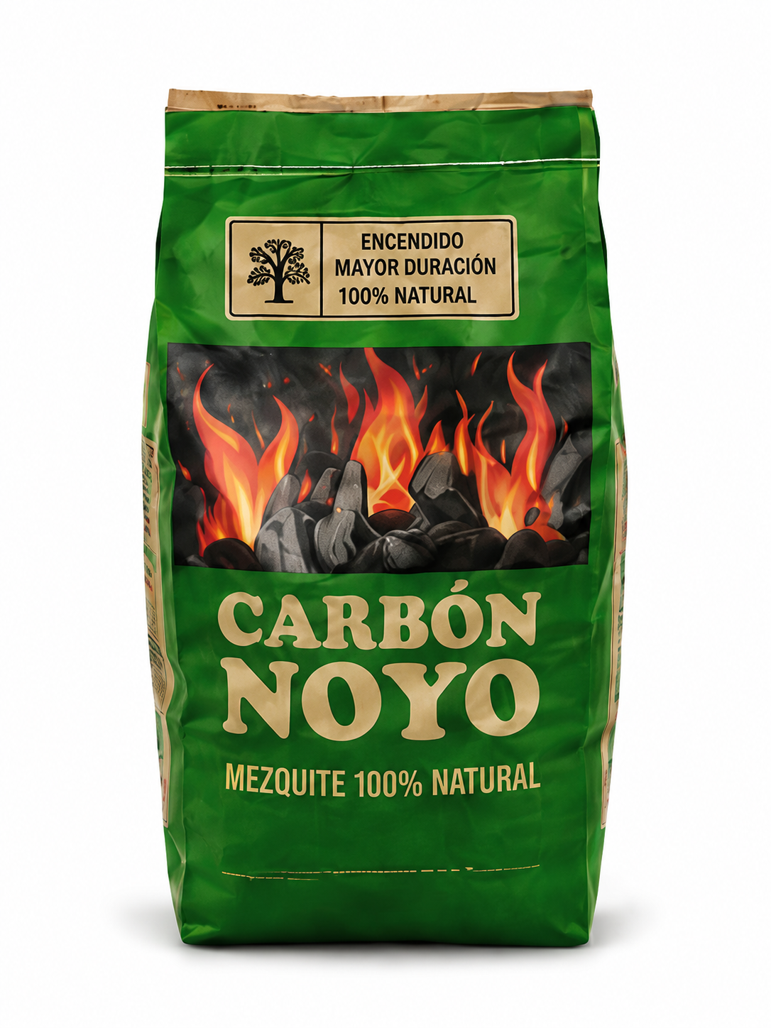 Bolsa de carbón de mezquite
